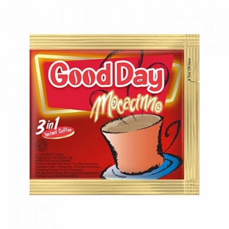 

PROMO HEMAT coffe Good Day Mocacinno 1 Pcs /A301