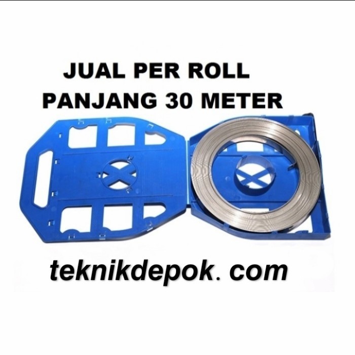 

Resiltools Metal Strapping Band 12 x 0.5mm Stainless Steel Per Roll