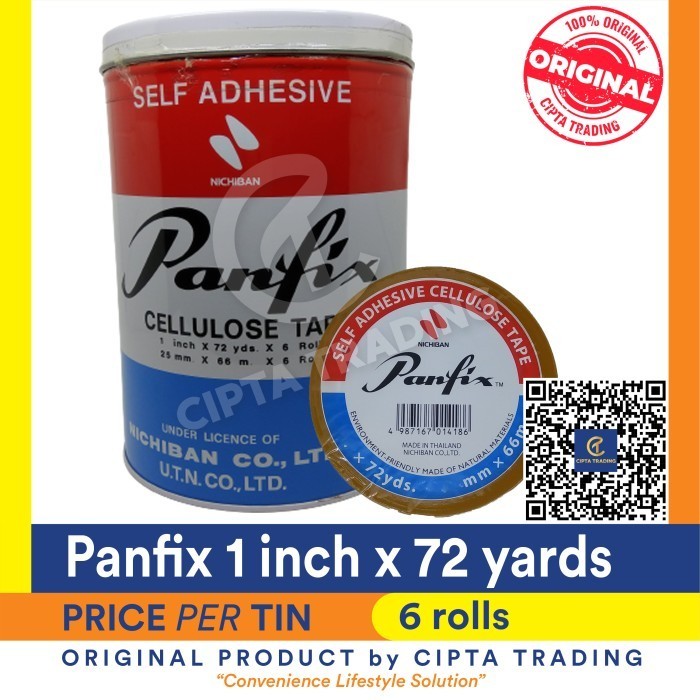 

Adhesive - Panfix 1 inch 72 Yards