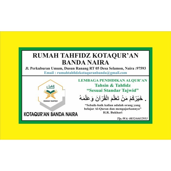 

Sign Label PLANG NAMA PERUSAHAAN / YAYASAN