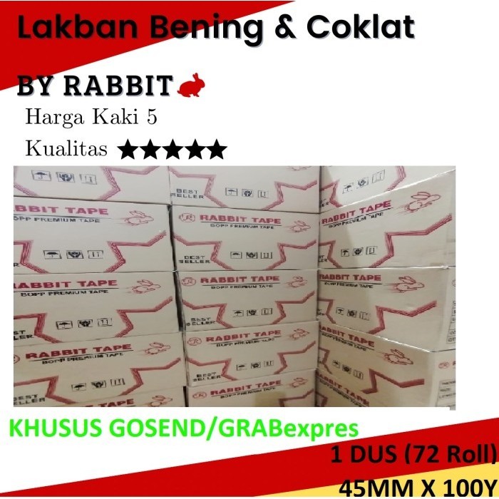 

Lakban 2 inch x 100Yard / Lakban 100 Yard / Kualitas Lakban