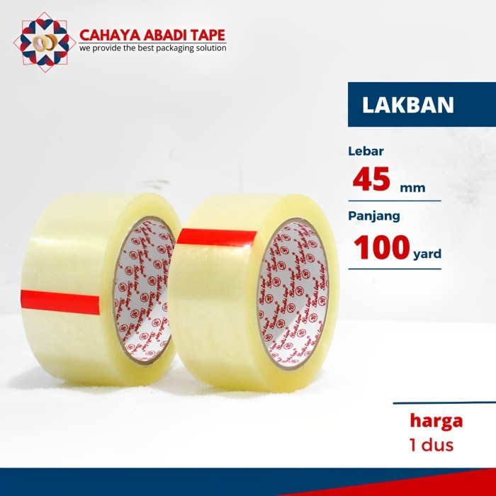

lakban 45 mm x 100 yard