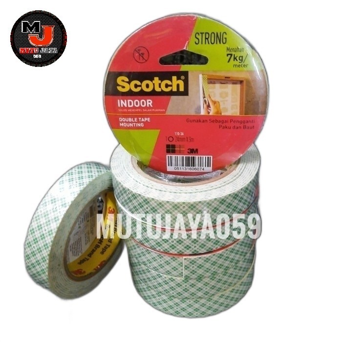 

3M Double Tape Mounting Kuat 7kg uk 24mm x 3mtr