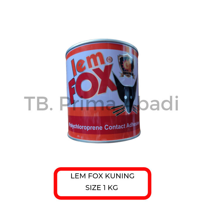 

LEM FOX KUNING - LEM FOX CAIR - LEM KAYU - 1 KG