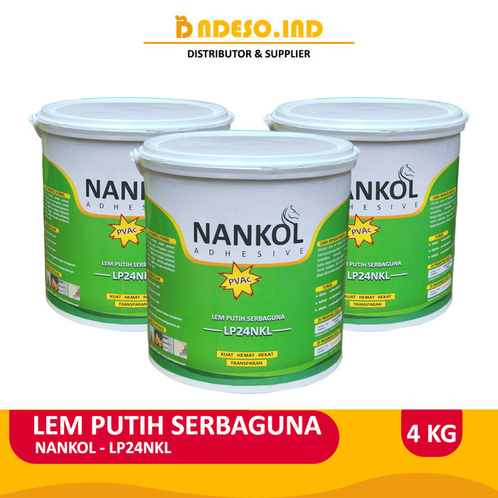 

Lem Putih Serbaa Nankol PVAC - 4KG