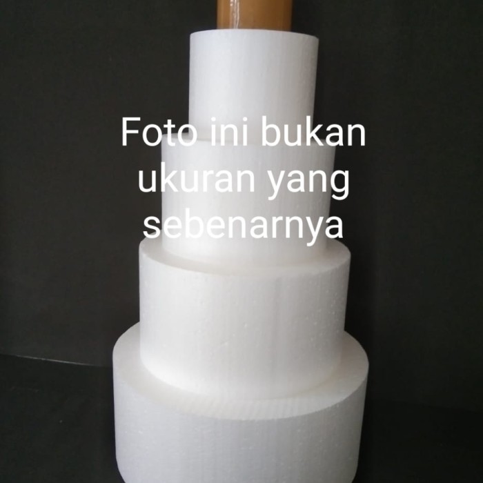 

4 susun Tinggi 60cm Dummy Cake Styrofoam Gabus Kue Bulat Set