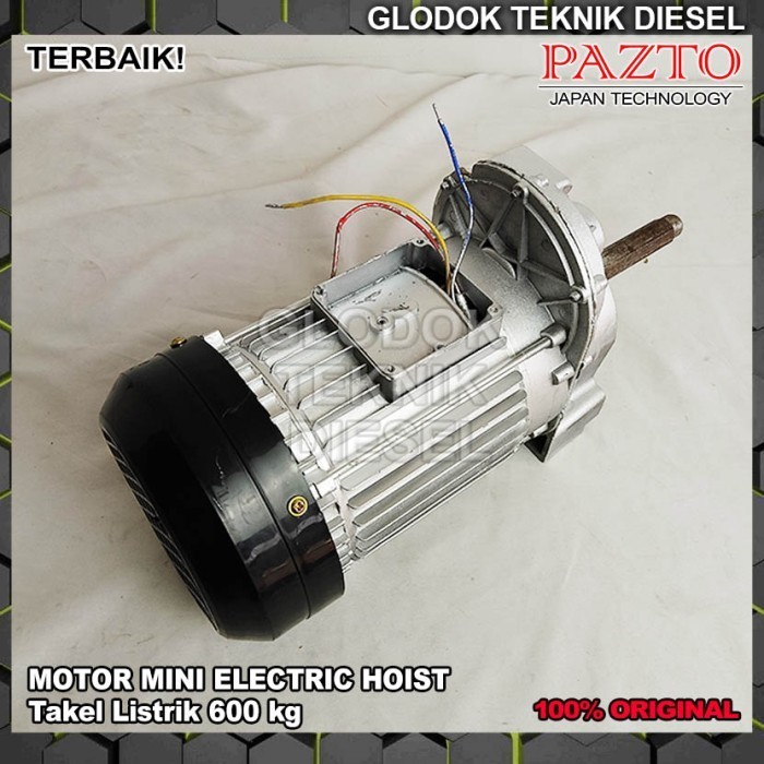 Sau Pazto Dinamo Motor Electric Hoist Pa 600 Pa600 Takel Rope Hoist Ori
