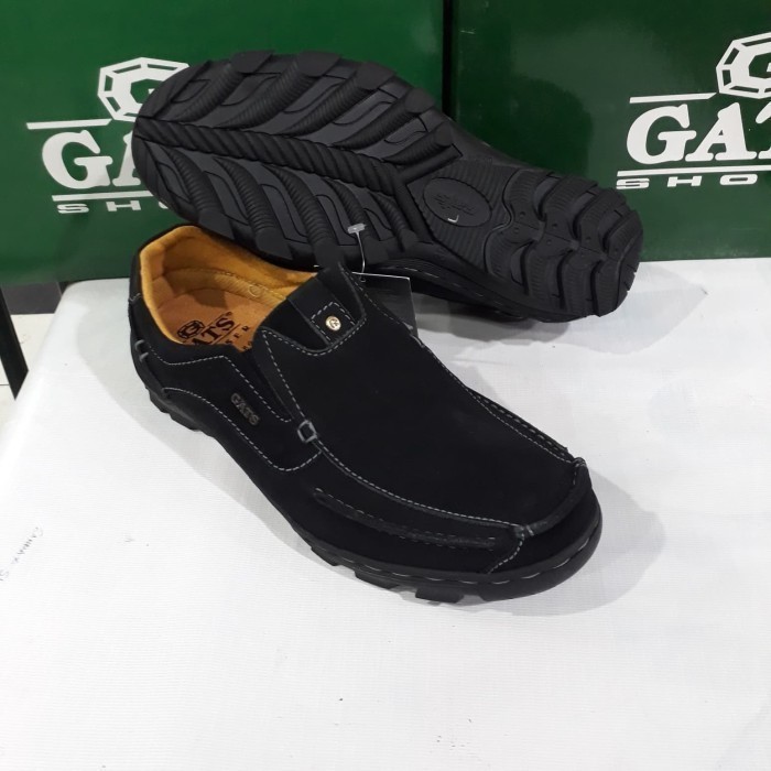 Sepatu Casual Pria Kulit Asli Merk Gats Original To-2208