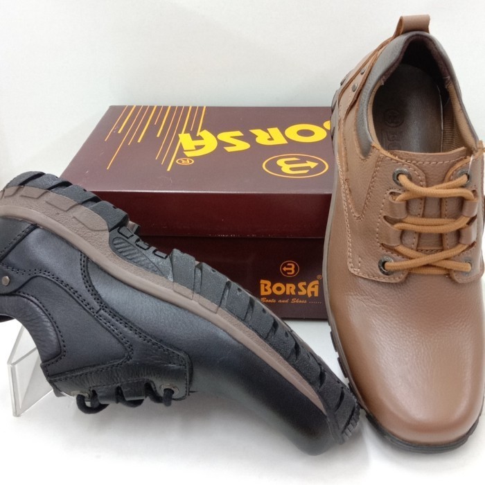 Sepatu Kulit Pria Borsa M92213 Original