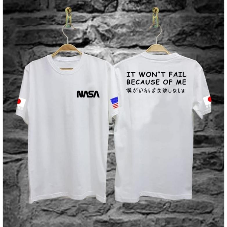 TRG - Baku Pria Lengan Pendek Distro / Kaos Distro Pria /Baju Pria / Baju Kaos Nasa / Kaos Nasa Bend