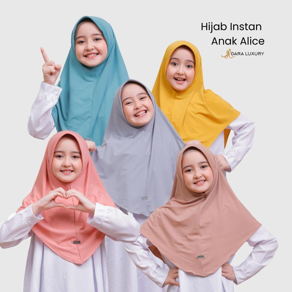 Baruuuu Dara Luxury | Hijab Instan Anak | Alice