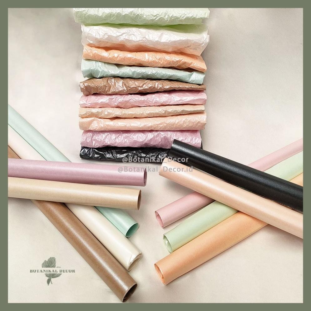 

(5Pcs) Flower Wrapping Pearl Pear Paper Sydney Tissue Waterproof Korean Pear Kertas Bunga Buket Florsit Wrapping B Sale
