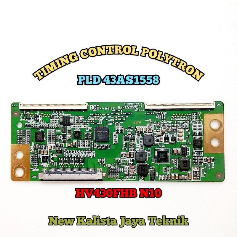 TCON TV POLYTRON 43AS1558 ORIGINAL HV430FHB N10 TCON 43AS1558 TCON POLYTRON 43AS1558 TICON 43AS1558 