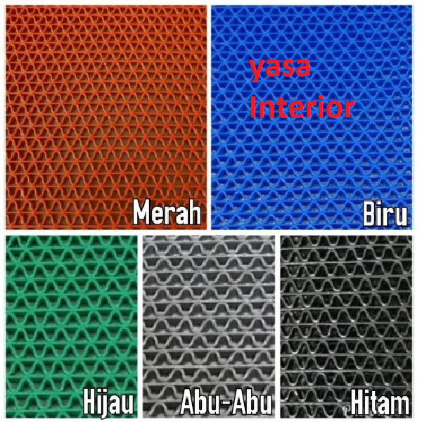 Keset Karpet Pvc Anti Slip Untuk Kamar Mandi / Karpet Masjid Wudhu