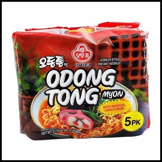 

Ottogi Odongtong Myon Spicy Seafood Udon Noodle Isi 5 Pcs