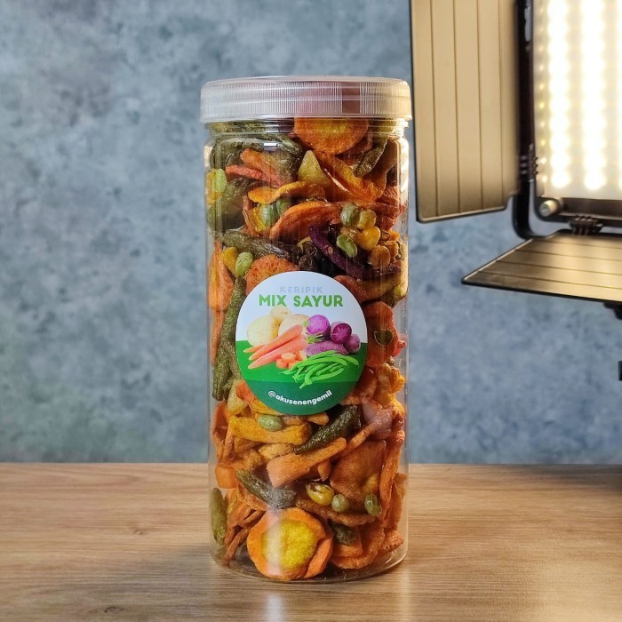 

STOK TERBATAS KERIPIK SAYUR MIX CRISPY PREMIUM JUMBO 1300ml KERIPIK SAYUR