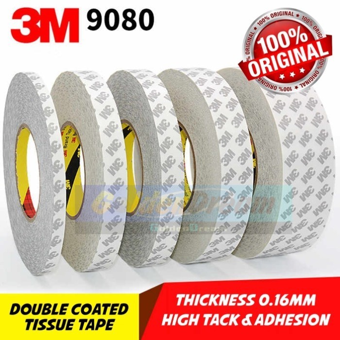 

3M 90 Double Coated Tissue Tape Lakban Putih 2 Sisi Mobil Motor Acc