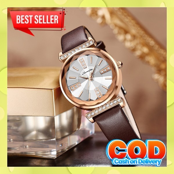 Jam Tangan Wanita Original Import Elegan Branded Terbaru Tahan Air Anti Air Murah Mewah Jm Cewek Kor