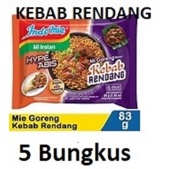 

Indomie Goreng Rasa Kebab Rendang 5 Bungkus