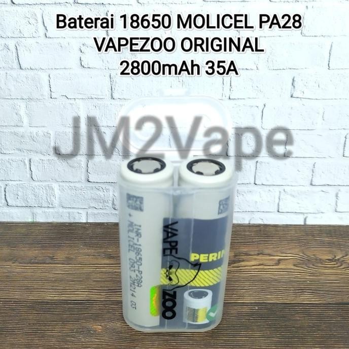 HARGA DISC - Baterai 18650 Molicel PA28 byVapezoo