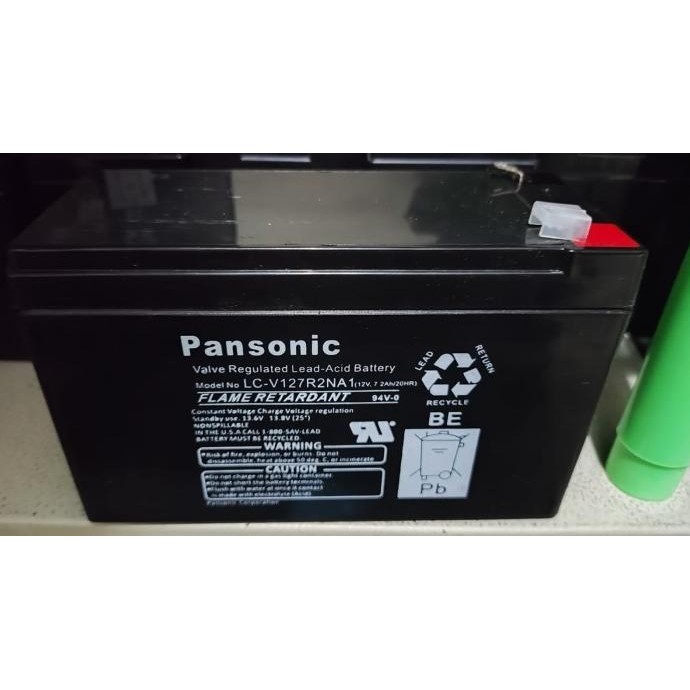 Aki Accu baterai VRLA Dry Kering 12v 7ah 12 v 7 ah 7amper UPS 12volt
