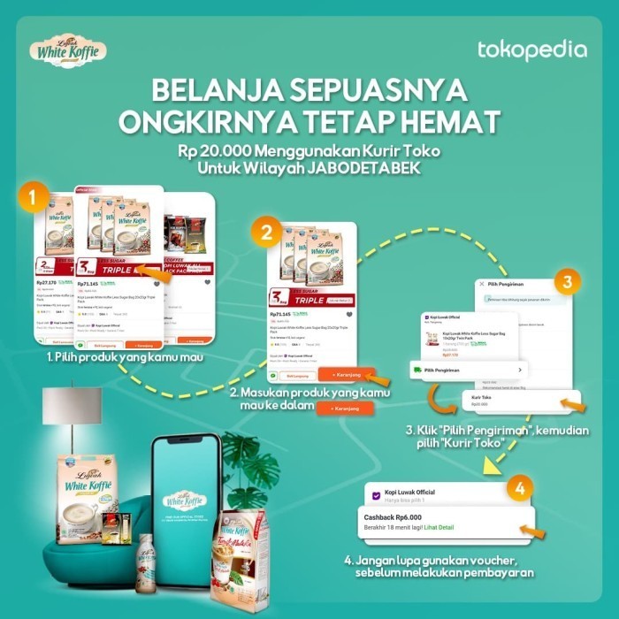 

Kopi Luwak High Class Medium Roast Powder 200Gr