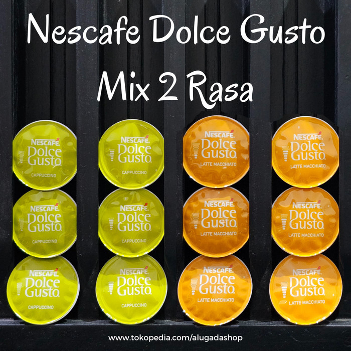 

Mix 2 Rasa - Kapsul Nescafe Dolce Gusto - Cappuccino & Latte Machiato