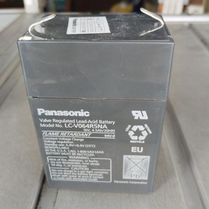 TERBARU - Baterai accu aki kering Panasonic 6 v buat timbangan digital ori