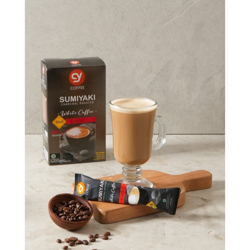 

Cy Sumiyaki White Coffee Instan Kopi1 Box 10 Sachet ( Kopi Putih )