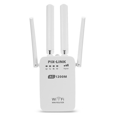 Pix - Link Lv - Ac05 1200M Dual-Band Wifi Range Extender