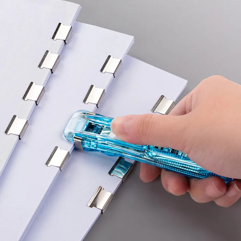 

Stapler Klip Kertas 60 Lembar Binding Paper Clip - OBS-2647 - Light Blue