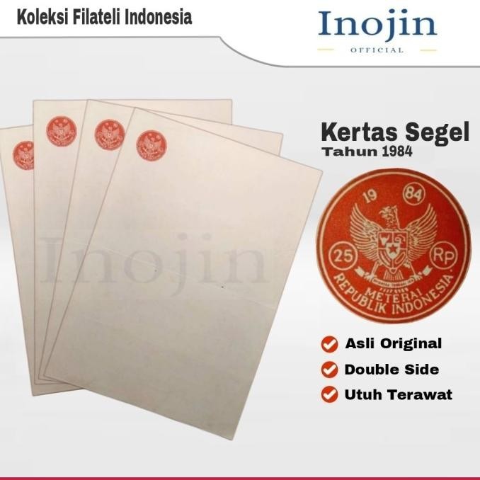 

Best Produk Kertas Segel Tahun 1984 Asli
