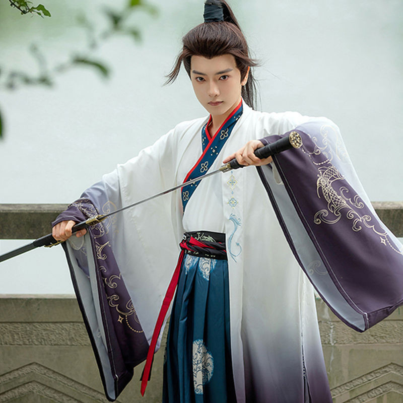 Pakaian Pria Hanfu, Barang Asli, Pakaian Pria Han Cina