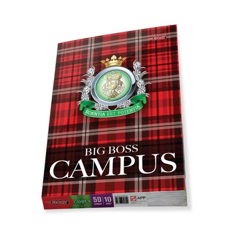 

[Pack 10 Bk] Buku Tulis Big Boss Isi 50 Lembar / Buku Tulis Isi 50 Lembar Panjang (Cod)