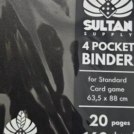 

Sultan Supply Card Album 4 Poet Binder Bla