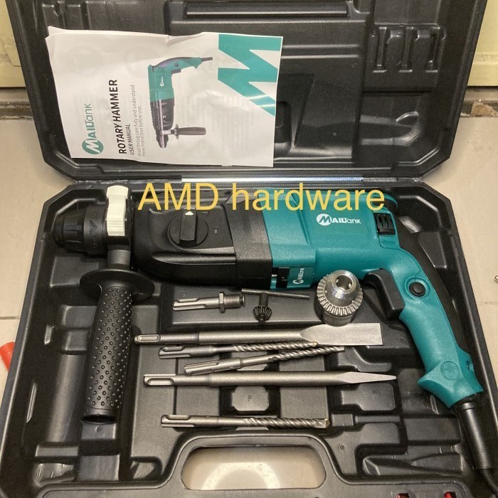 Mesin Rotary Hammer Bor Bobok Beton Tembok 5Kg Jld J26-1 Sds + J-26