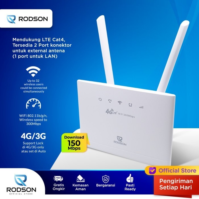 Router 4G LTE Rodson B311 em Wifi Unlo All Operator Garansi 1 Thn