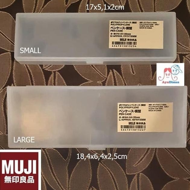 

Muji - PP Pencil / Pen Case - Kotak plastik / Tempat Pensil P83G