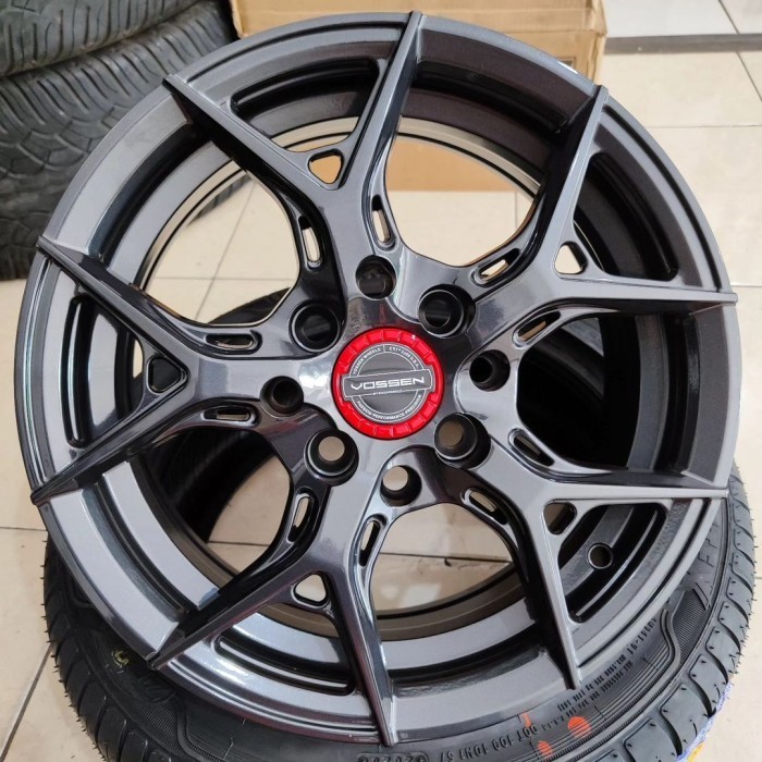 Ready velg racing r14 VOSSEN HF5 velg ring 14 Wuling Air Ev Agya Ayla Cayla