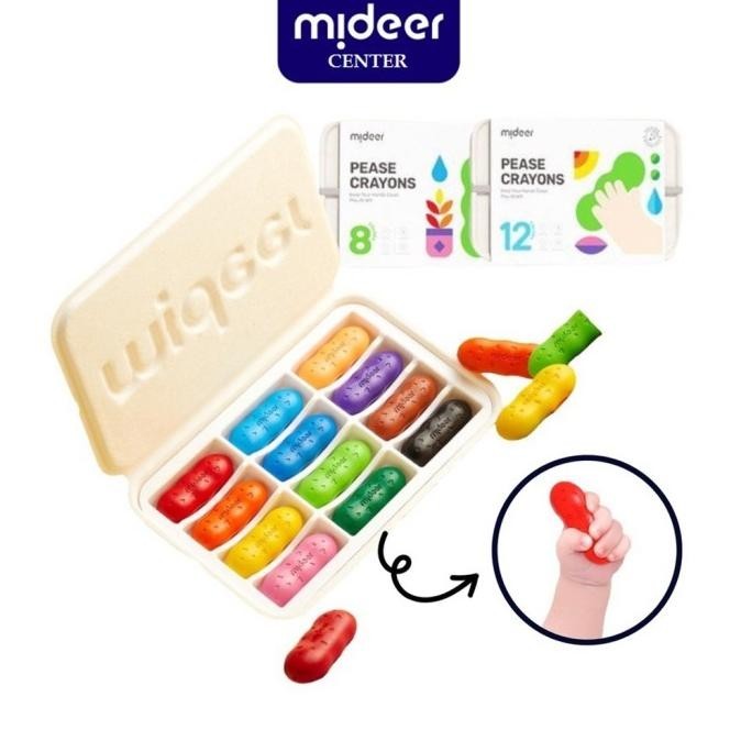 

Mideer Washable Beewax Pease Crayon Krayon Warna Warni Mewarnai Anak LAJ