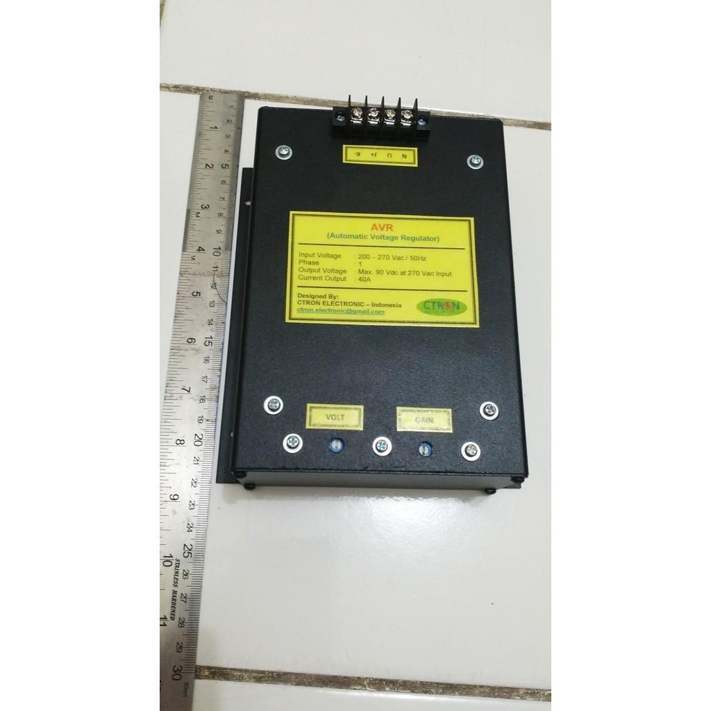 Avr Generator 1 Phase Atau Avr Genset 1 Phase With Box Aluminium