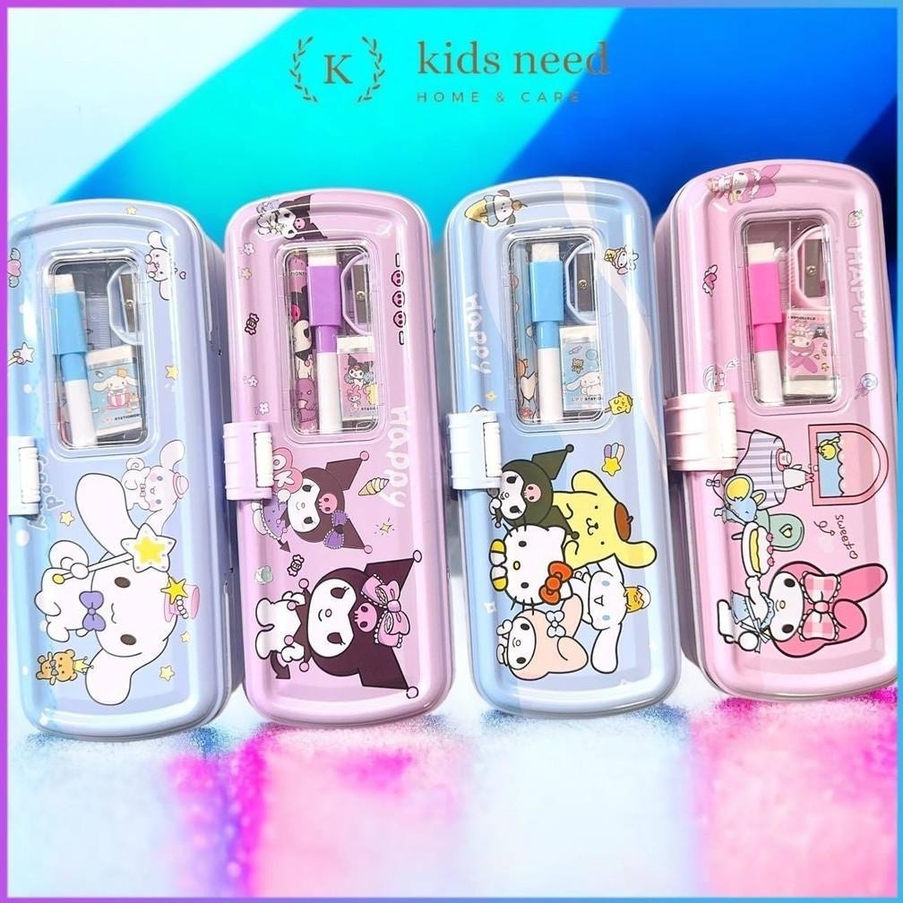 

Hot Pensil Case Kaleng Rantang 3 Susun Ada Isi / Kotak Pensil Sleting / Tempat Pensil Kaleng White Board Karakter Kuromi Lucu Hig Quality