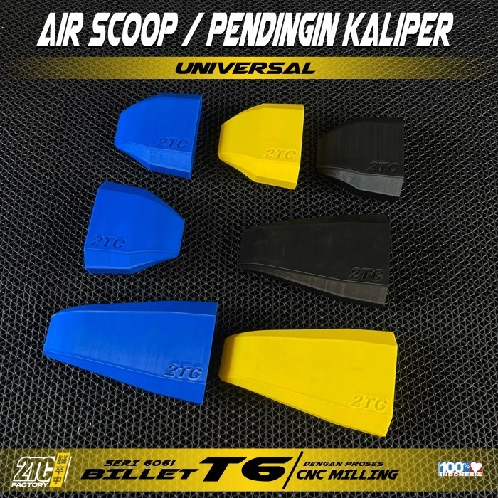 TERUJI AIR SCOOP KALIPER CAKRAM AIR DUCK PENDINGIN KALIPER MATIC NINJA RXKING