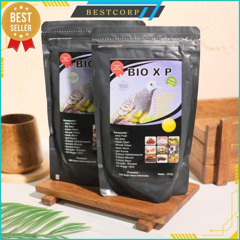 Pakan Burung Perkutut Bangkok / Pakan Burung Perkutut Lokal / Perkutut Lomba / Bio Xp Original Grati