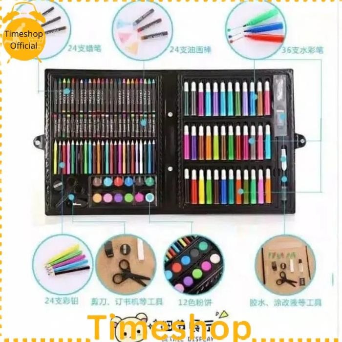 

Of14 Ts Crayon Anak Set Isi 150 Pcs Pensil Warna Alat Lukis Set Crayon Set Gratis Ongkir