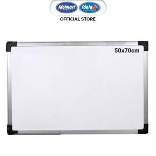 

IDOLMART Whiteboard Papan Tulis Putih Ukuran 40x80 - Murah Surabaya