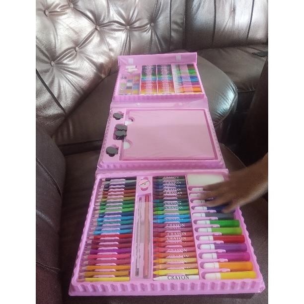 

Pj24 Crayon Set / Crayon Mewarnai 208 Pcs Warna / Pensil Krayon Warna Alat Menggambar Atau Mewarnai Viral