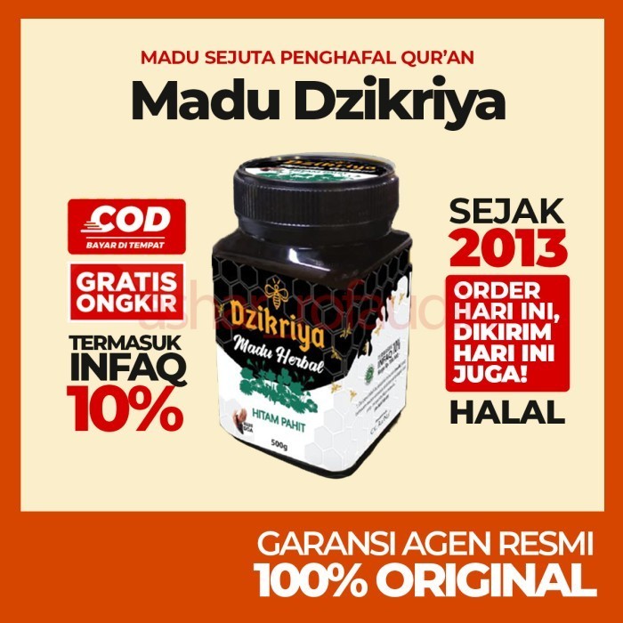 

MADU DZIKRIYA HERBAL HITAM PAHIT 500 GRAM ASLI ORIGINAL BERKHASIAT