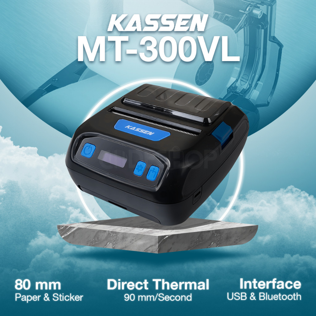 

LABEL PRINTER BLUETOOTH KASSEN MT 300VL