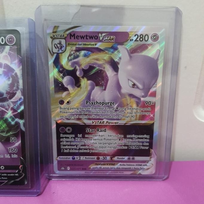 MEWTWO V & MEW TWO VSTAR | KARTU POKEMON GO TCG INDONESIA S10B BEST SELLER
